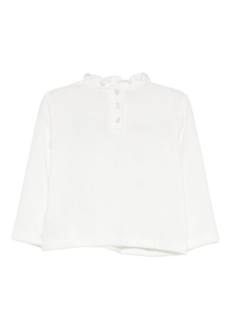 T-shirt con colletto arricciato U+E' BY MISS GRANT | UE1972LATTE